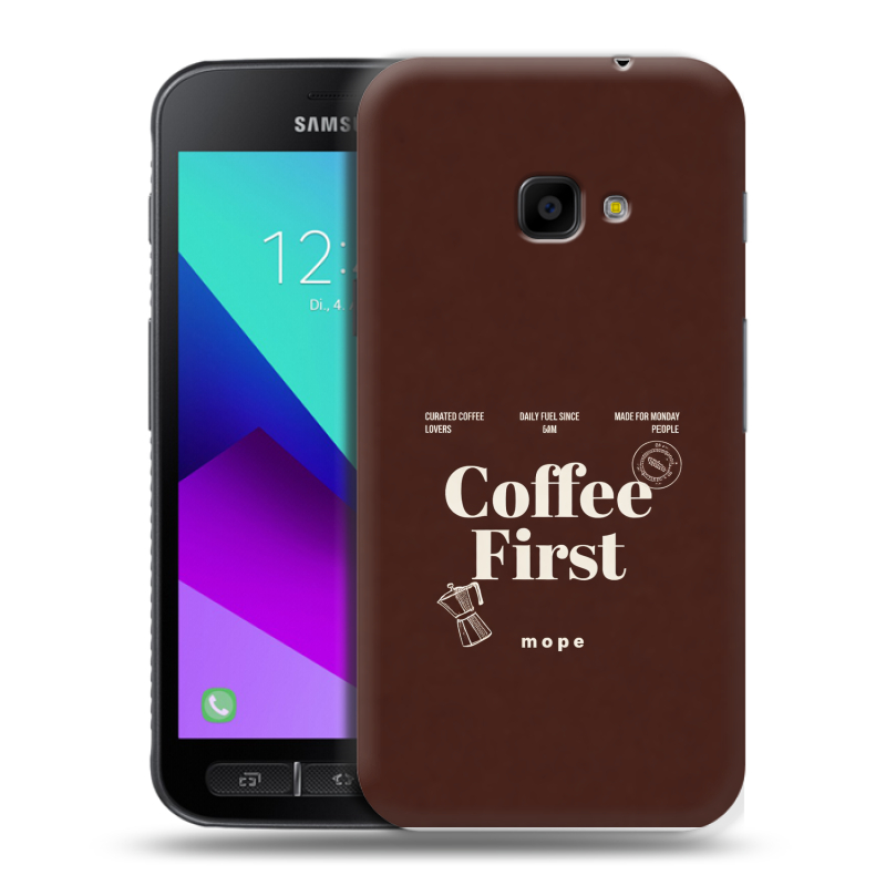 Пластиковый чехол на Samsung Galaxy Xcover 4 с принтом женский Пластиковый чехол на Samsung Galaxy Xcover 4 с принтом женский