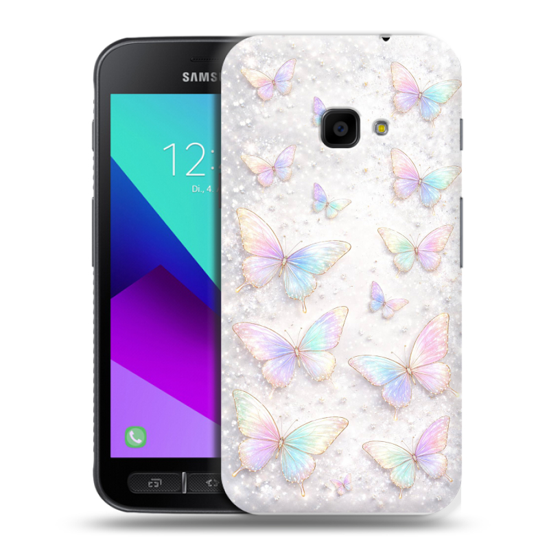 Пластиковый чехол на Samsung Galaxy Xcover 4 с принтом женский Пластиковый чехол на Samsung Galaxy Xcover 4 с принтом женский