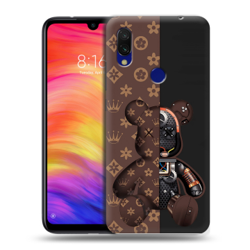 Силиконовый противоударный чехол на Xiaomi RedMi 7 с принтом Луи робот Силиконовый противоударный чехол на Xiaomi RedMi 7 с принтом Луи робот