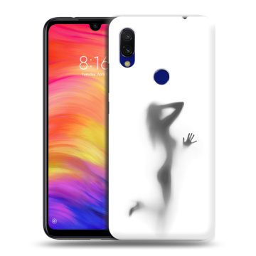 Силиконовый противоударный чехол на Xiaomi RedMi 7 с принтом Силуэт Силиконовый противоударный чехол на Xiaomi RedMi 7 с принтом Силуэт
