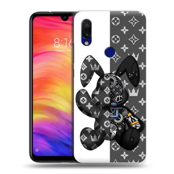 Силиконовый противоударный чехол на Xiaomi RedMi 7 с принтом Луи робот Силиконовый противоударный чехол на Xiaomi RedMi 7 с принтом Луи робот