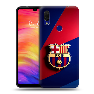 Силиконовый противоударный чехол на Xiaomi RedMi 7 с принтом Барселона Barcelona Силиконовый противоударный чехол на Xiaomi RedMi 7 с принтом Барселона Barcelona