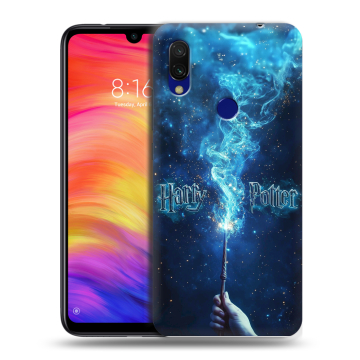 Силиконовый противоударный чехол на Xiaomi RedMi 7 с принтом Harry Potter Гарри Поттер Силиконовый противоударный чехол на Xiaomi RedMi 7 с принтом Harry Potter Гарри Поттер