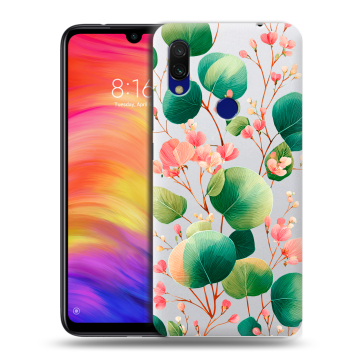 Силиконовый противоударный чехол на Xiaomi RedMi 7 с принтом женский Силиконовый противоударный чехол на Xiaomi RedMi 7 с принтом женский