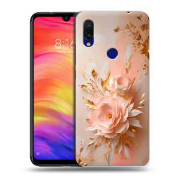 Силиконовый противоударный чехол на Xiaomi RedMi 7 с принтом женский Силиконовый противоударный чехол на Xiaomi RedMi 7 с принтом женский