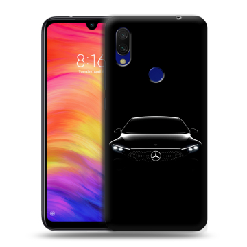 Силиконовый противоударный чехол на Xiaomi RedMi 7 с принтом Mercedes Мерседес Силиконовый противоударный чехол на Xiaomi RedMi 7 с принтом Mercedes Мерседес