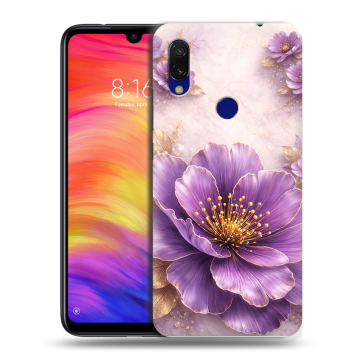 Силиконовый противоударный чехол на Xiaomi RedMi 7 с принтом женский Силиконовый противоударный чехол на Xiaomi RedMi 7 с принтом женский