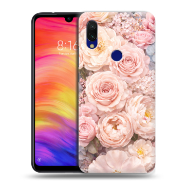 Силиконовый противоударный чехол на Xiaomi RedMi 7 с принтом женский Силиконовый противоударный чехол на Xiaomi RedMi 7 с принтом женский