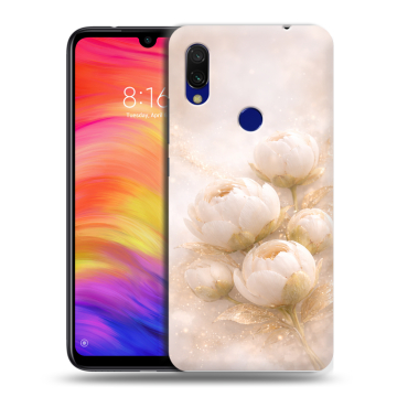 Силиконовый противоударный чехол на Xiaomi RedMi 7 с принтом женский Силиконовый противоударный чехол на Xiaomi RedMi 7 с принтом женский