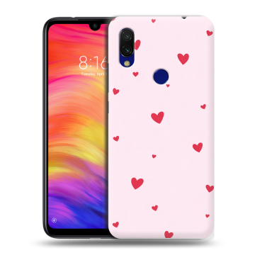 Силиконовый противоударный чехол на Xiaomi RedMi 7 с принтом для девочек Силиконовый противоударный чехол на Xiaomi RedMi 7 с принтом для девочек