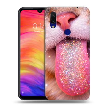 Силиконовый противоударный чехол на Xiaomi RedMi 7 с принтом для девочек Силиконовый противоударный чехол на Xiaomi RedMi 7 с принтом для девочек