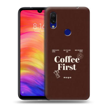 Силиконовый противоударный чехол на Xiaomi RedMi 7 с принтом женский Силиконовый противоударный чехол на Xiaomi RedMi 7 с принтом женский