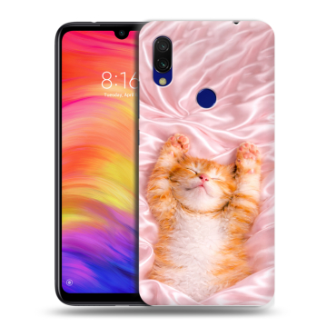 Силиконовый противоударный чехол на Xiaomi RedMi 7 с принтом женский Силиконовый противоударный чехол на Xiaomi RedMi 7 с принтом женский