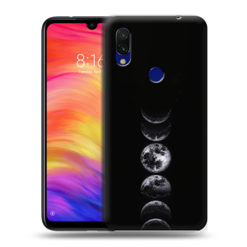 Силиконовый противоударный чехол на Xiaomi RedMi 7 с принтом женский Силиконовый противоударный чехол на Xiaomi RedMi 7 с принтом женский