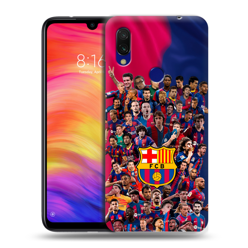 Пластиковый чехол на Xiaomi RedMi 7 с принтом Барселона Barcelona Пластиковый чехол на Xiaomi RedMi 7 с принтом Барселона Barcelona