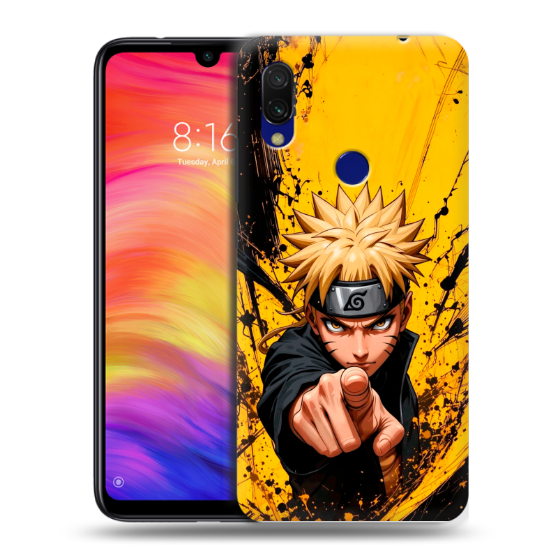 Пластиковый чехол на Xiaomi RedMi 7 с принтом Naruto Наруто Пластиковый чехол на Xiaomi RedMi 7 с принтом Naruto Наруто
