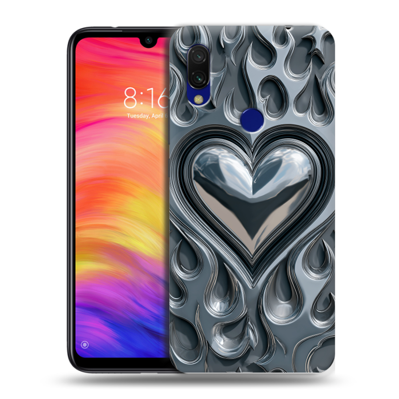 Пластиковый чехол на Xiaomi RedMi 7 с принтом Y2K Пластиковый чехол на Xiaomi RedMi 7 с принтом Y2K