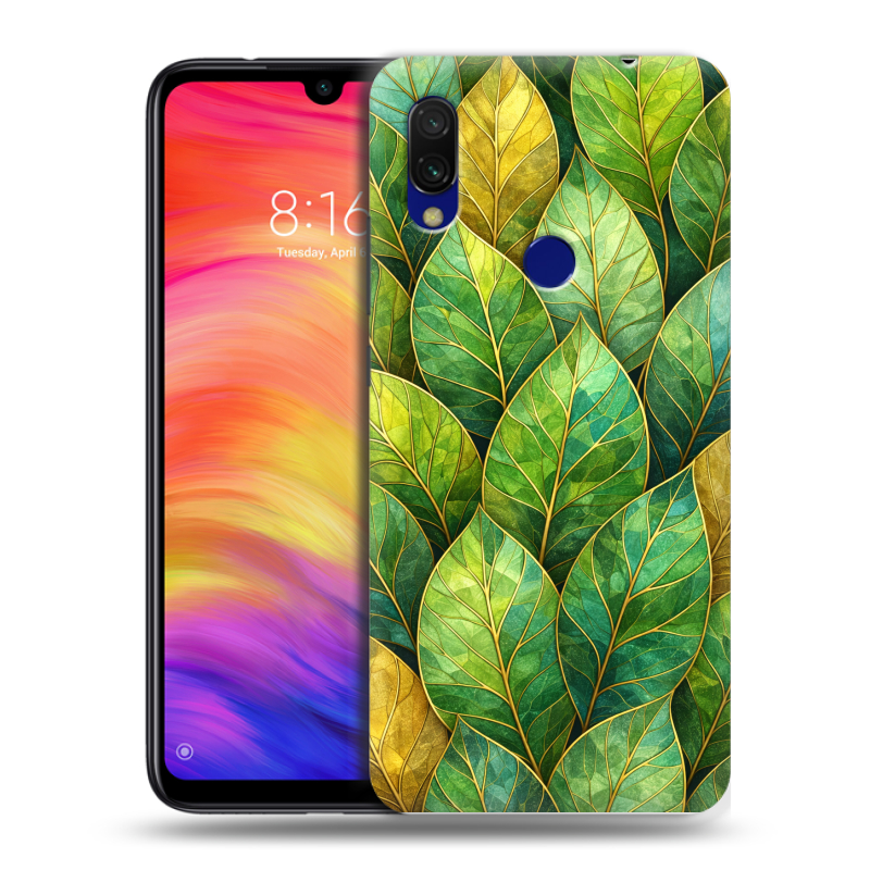 Пластиковый чехол на Xiaomi RedMi 7 с принтом женский Пластиковый чехол на Xiaomi RedMi 7 с принтом женский