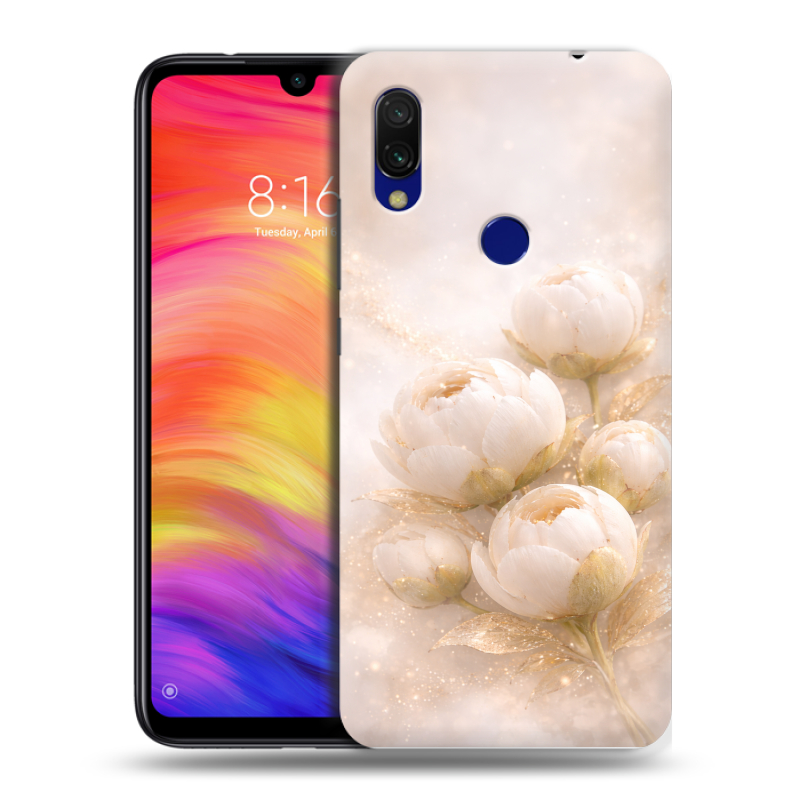 Силиконовый противоударный чехол на Xiaomi RedMi 7 с принтом женский Силиконовый противоударный чехол на Xiaomi RedMi 7 с принтом женский