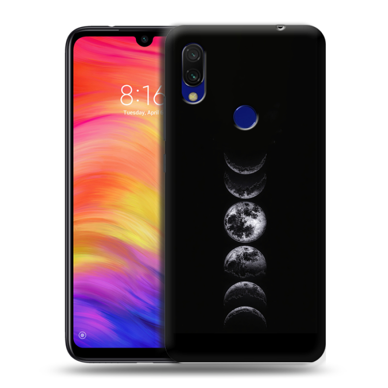 Силиконовый противоударный чехол на Xiaomi RedMi 7 с принтом женский Силиконовый противоударный чехол на Xiaomi RedMi 7 с принтом женский