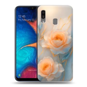 Силиконовый чехол на Samsung Galaxy A20 с принтом Женский Силиконовый чехол на Samsung Galaxy A20 с принтом Женский