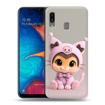 Силиконовый чехол на Samsung Galaxy A20 с принтом Куроми Kuromi 