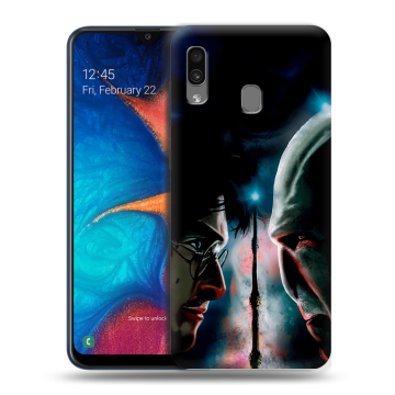 Силиконовый чехол на Samsung Galaxy A20 с принтом Гарри Поттер Harry Potter Силиконовый чехол на Samsung Galaxy A20 с принтом Гарри Поттер Harry Potter