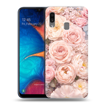 Силиконовый чехол на Samsung Galaxy A20 с принтом женский Силиконовый чехол на Samsung Galaxy A20 с принтом женский
