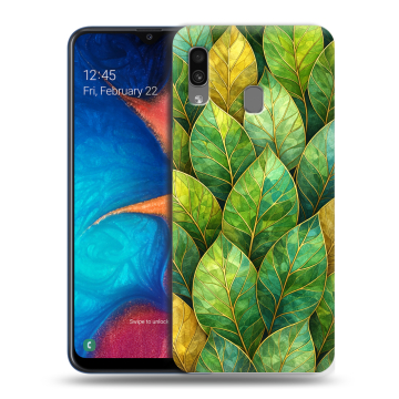 Силиконовый чехол на Samsung Galaxy A20 с принтом женский Силиконовый чехол на Samsung Galaxy A20 с принтом женский
