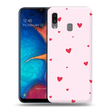 Силиконовый чехол на Samsung Galaxy A20 с принтом для девочек Силиконовый чехол на Samsung Galaxy A20 с принтом для девочек