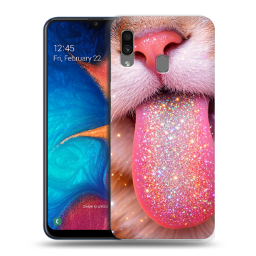 Силиконовый чехол на Samsung Galaxy A20 с принтом для девочек Силиконовый чехол на Samsung Galaxy A20 с принтом для девочек