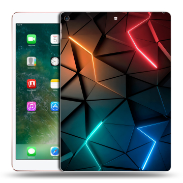 Силиконовый чехол на планшета Ipad Air (2019) с принтом Абстракция неон Силиконовый чехол на планшета Ipad Air (2019) с принтом Абстракция неон