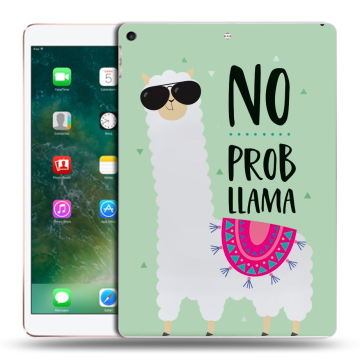 Силиконовый чехол на планшета Ipad Air (2019) с принтом Лама Силиконовый чехол на планшета Ipad Air (2019) с принтом Лама