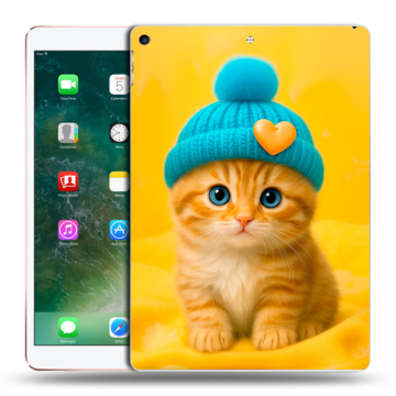 Силиконовый чехол на Ipad Air (2019) с принтом Котенок в шапке