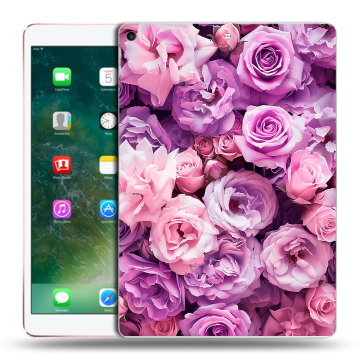 Силиконовый чехол на Ipad Air (2019) с принтом лавандовые розы