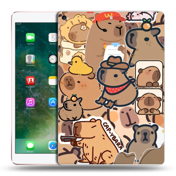 Силиконовый чехол на Ipad Air (2019) с принтом капибара