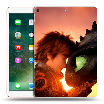 Силиконовый чехол на Ipad Air (2019) с принтом Как приручить дракона