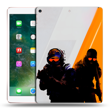 Силиконовый чехол на Ipad Air (2019) с принтом Контер страйк Counter strike