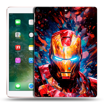 Силиконовый чехол на Ipad Air (2019) с принтом Железный человек Ironman