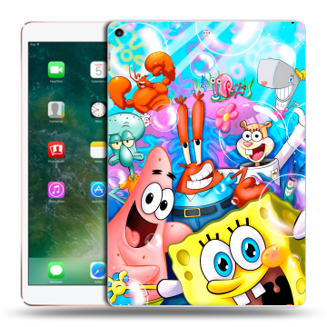 Силиконовый чехол на Ipad Air (2019) с принтом спанчбоб спанч боб Силиконовый чехол на Ipad Air (2019) с принтом спанчбоб спанч боб