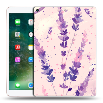 Силиконовый чехол на Ipad Air (2019) с принтом цветы лаванда