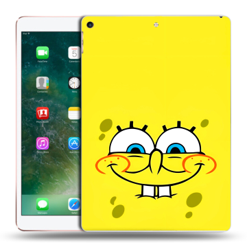 Силиконовый чехол на Ipad Air (2019) с принтом спанчбоб спанч боб