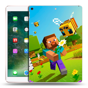 Силиконовый чехол на Ipad Air (2019) с принтом Майнкрафт Minecraft