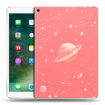 Силиконовый чехол на Ipad Air (2019) с принтом Розовый космос