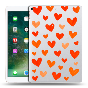 Силиконовый чехол на Ipad Air (2019) с принтом Сердечки