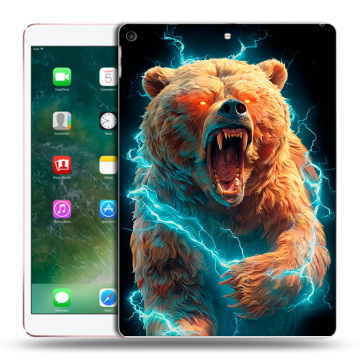 Силиконовый чехол на Ipad Air (2019) с принтом Медведь