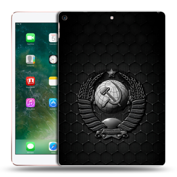 Силиконовый чехол на Ipad Air (2019) с принтом Герб Флаг СССР