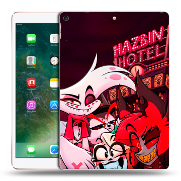 Силиконовый чехол на Ipad Air (2019) с принтом Hazbin Hotel Отель Хазбин