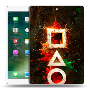 Силиконовый чехол на Ipad Air (2019) с принтом Squid Game Игра кальмара