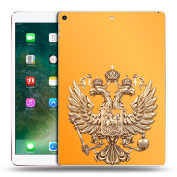 Силиконовый чехол на Ipad Air (2019) с принтом Герб Флаг России